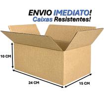 Kit 100 Caixa De Papelão 24x15x10 Reforçada Ótimo Para Envio