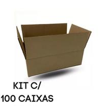 Kit 100 Caixa de Papelão Embalagem 16x11x3 Mini Pac Correios - Lua Mística - 100% Original - Loja Oficial