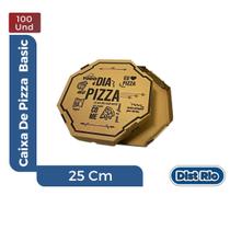 Kit 100 Caixa De Pizza 25 Cm Basic Delivery Pizzaria