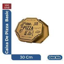 Kit 100 Caixa De Pizza 30 Cm Basic Delivery Pizzaria - STAMP
