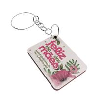 Kit 100 Chaveiros MDF Dia das Mães Amor que Transforma Kit 100 Chaveiros MDF Dia das Mães Amor que Transforma