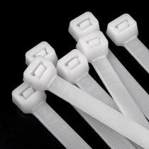 Kit 100 Cinta Plastica Abracadeira Nylon Preto e Branco Várias Medidas