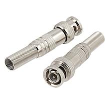 Kit 100 Conector Bnc Macho Parafuso Com Mola Para Camera Kit 100 Conector Bnc Macho Parafuso Com Mola Para Camera
