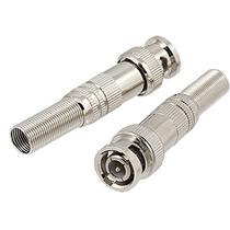 Kit 100 Conector Bnc Macho Parafuso Com Mola Para Camera Kit 100 Conector Bnc Macho Parafuso Com Mola Para Camera