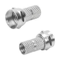 Kit 100 Conector F Rg-59 Rosca P/ Cabo Coaxial +qualidade Kit 100 Conector F Rg-59 Rosca P/ Cabo Coaxial +qualidade