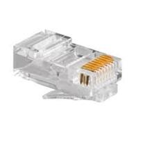 Kit 100 Conectores Cat6 Rj45 Plug 8X8 Vias