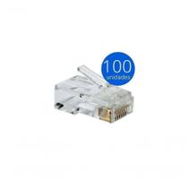 Kit 100 Conectores Macho Cat5e Rj45 Lite Kit 100 Conectores Macho Cat5e Rj45 Lite