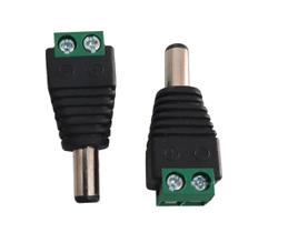Kit 100 Conectores Plug P4 Macho Com Borne Kit 100Un