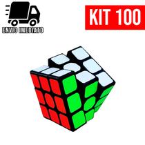 Kit 100 Cubo Mágico 5x5 Grande Brinquedo Quebra Cabeça Infantil Interativo para Criança Adulto