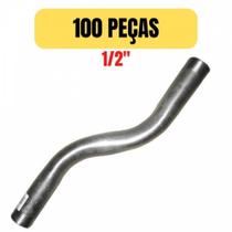 Kit 100 curva galvanizada para eletroduto em s 1/2 - GFC