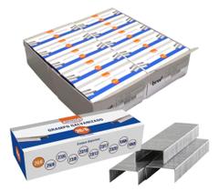 Kit 100 Cxs Grampo 26/6 Com 5.000 Cada P/ Grampeador