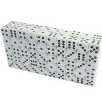 Kit 100 Dados de 6 Lados 16mm Para Jogos Tabuleiro e Eventos