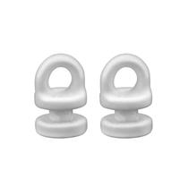 KIT 100 Deslizantes Max Redondo para Cortina de Trilho Suísso Max