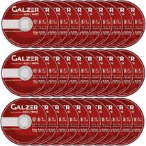 Kit 100 Disco de corte fino Aço/Inox 4.1/2 - Galzer