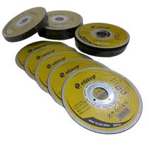 Kit 100 Discos de Corte Abrasivo Extra Fino para Inox 115 x 1.0 x 22.2mm ELITOP
