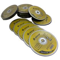 Kit 100 Discos de Corte Abrasivo Extra Fino para Inox 180 x 1.6 x 22.2mm ELITOP Kit 100 Discos de Corte Abrasivo Extra Fino para Inox 180 x 1.6 x 22.2mm ELITOP