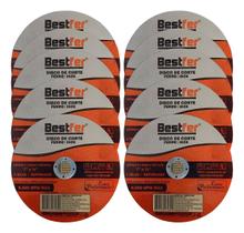 Kit 100 Discos de Corte Fino Ferro Inox 115mm Bestfer