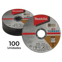 Kit 100 Discos P/ Inox 4.1/2 X 7/8 E-03034 Makita