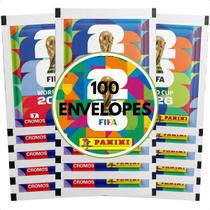Kit 100 envelope figurinha copa do mundo 2026 panini original 700 figurinhas