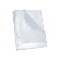 Kit 100 Envelope Saco Plástico Oficio 240x320 4 Furos 0,12mm