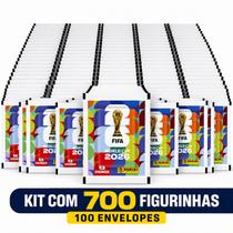 Kit 100 Envelopes de Figurinha da Copa do Mundo 2026 Oficial (700 figurinhas) Panini Kit 100 Envelopes de Figurinha da Copa do Mundo 2026 Oficial (700 figurinhas) Panini