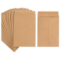 Kit 100 Envelopes Saco Kraft Pardo 26x36 cm 80g