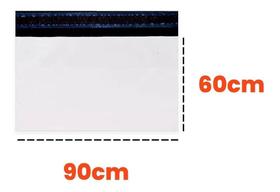 Kit 100 Envelopes Segurança Embalagem Alta Resistência 90X60 - Super Embalagem