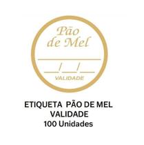 Kit 100 Etiquetas Pão de Mel Sabor Validade 3x3cm - Lumipel Kit 100 Etiquetas Pão de Mel Sabor Validade 3x3cm - Lumipel