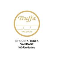 Kit 100 Etiquetas Trufa Sabor Validade 3x3cm - Lumipel Kit 100 Etiquetas Trufa Sabor Validade 3x3cm - Lumipel