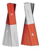 Kit 100 Faixa Refletiva Lateral + 2 Parachoque 3m Caminhão