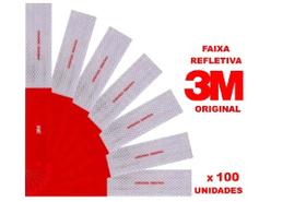 Kit 100 Faixas Refletiva Laterais - 3M (Original)