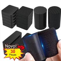 Kit 100 Fechos Macho Fêmea Autoadesivos tiras autocolantes Premium Redondo Ø 50mm