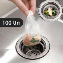 Kit 100 Filtro Saco Peneira De Ralo De Pia Descartável - Woocommerce