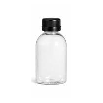 Kit 100 Frasco Pet De 100ml Cristal Com Tampa Lacre Embalagem - Kit 100 Frasco Pet De 100ml Cristal Com Tampa Lacre Embalagem -