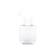 Kit 100 Frascos Pet 35ml Quadrado com Tampa Flip Top para Álcool em Gel e Cremes -