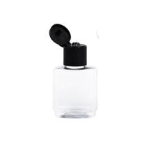 Kit 100 Frascos Pet 35ml Quadrado com Tampa Flip Top para Álcool em Gel e Cremes - Kit 100 Frascos Pet 35ml Quadrado com Tampa Flip Top para Álcool em Gel e Cremes -