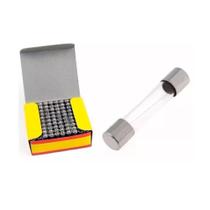 Kit 100 Fusíveis de Vidro 15A 6mmx30mm