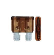 Kit 100 Fusíveis Lâmina Comum Médio Universal Reforçado 7.5A