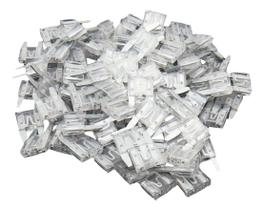 Kit 100 Fusíveis Lâmina Modelo Mini Pequeno 25 Amperes