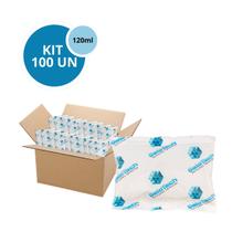 Kit 100 Gelo Gel Bolsa Artificial Reutilizável Flexível Compressa 120g Kit 100 Gelo Gel Bolsa Artificial Reutilizável Flexível Compressa 120g