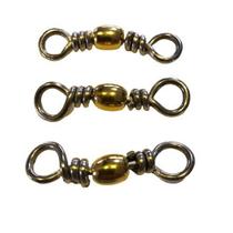 Kit 100 Girador Distorcedor Inox Pesca Pesada 6/0 47mm 165kg