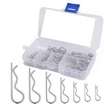 Kit 100 grampos r trava pino engate eixo clipes carro trator Kit 100 grampos r trava pino engate eixo clipes carro trator