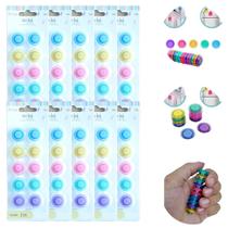 Kit 100 Imã Coloridos Prendedor Para Mural Geladeira Fotos