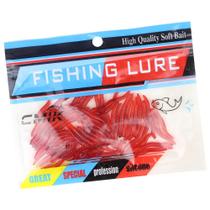 Kit 100 Isca Artifical Minhoca Pesca Silicone 3Cm Tilápia Lambari Piau