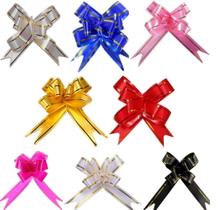 Kit 100 Laço pronto Magico Presentes 25x1,5cm Cores Sortidas - Lumipel Kit 100 Laço pronto Magico Presentes 25x1,5cm Cores Sortidas - Lumipel