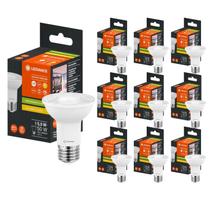 Kit 100 Lâmpada led par20 dimerizavel 127v 5.5w 2700k branco quente 525lm ledvance 7019662