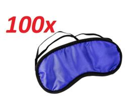 Kit 100 Mascara De Dormir Tapa Olhos Para Descanso Relaxar Na Hora Do Sono