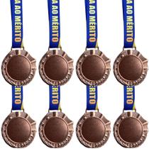 Kit 100 Medalhas, Medalha Honra ao Mérito Esportes, Premiação Medalha 60mm, com Cordão Personalizado