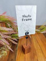 Kit 100 Mini Porta Retrato Madeira Plástico 15cm Lembrança Kit 100 Mini Porta Retrato Madeira Plástico 15cm Lembrança