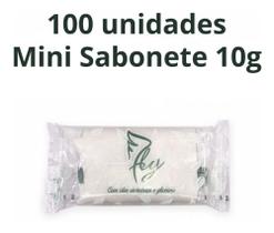 Kit 100 Mini Sabonete 10g Pousada Hotel Motel Airbnb Doação - Fly